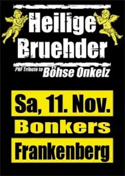 Onkelz Coverband Heilige Bruehder im Bonkers in Frankenberg 2023