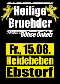 Onkelz Coverband Heilige Bruehder am 15.08.2025 beim Heidebeben Festival in Ebstorf