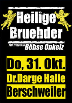 Onkelz Coverband Heilige Bruehder in der Dr. Darge Halle in Berschweiler 2019