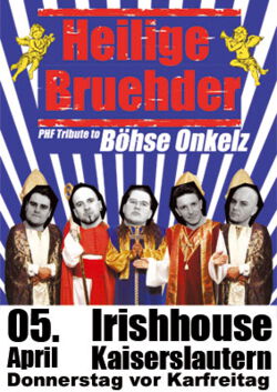 Onkelz Coverband Heilige Bruehder im Irish House in Kaiserslautern 2012