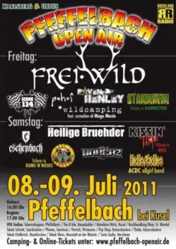 Onkelz Coverband Heilige Bruehder beim Pfeffelbach Open Air 2011
