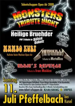 Onkelz Coverband Heilige Bruehder bei der Monsters Tribute Night 2009